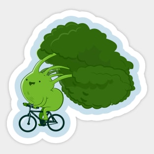 Windy day Sticker